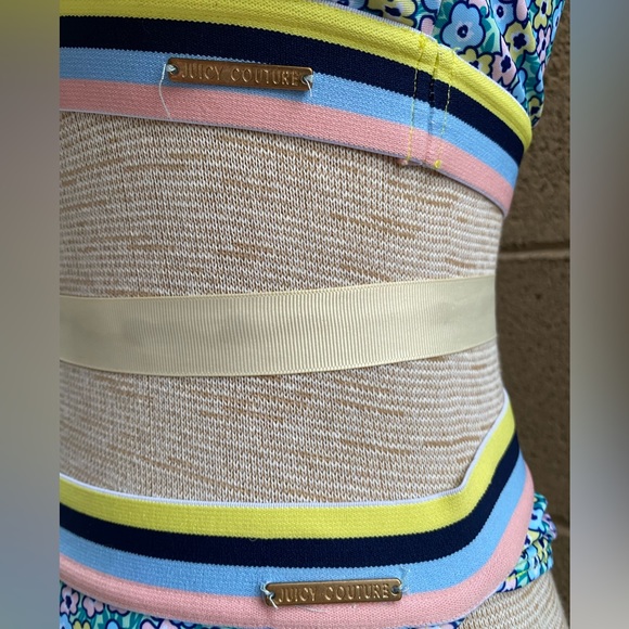 Juicy Couture two piece floral swimsuit - Picture 3 of 7
